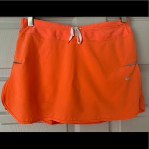Nike Dri Fit 364046-820 Orange Tennis Golf Skort Shorts Women's Size S NWT